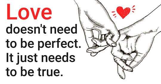 Love Doesn't Need to Be Perfect